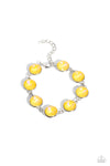 Paparazzi Accessories Enchanted Emblems - Yellow Bracelet