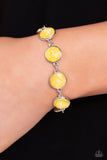 Paparazzi Accessories Enchanted Emblems - Yellow Bracelet