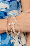 Paparazzi Accessories Dewy Delight - Rose Gold Bracelet