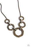 Paparazzi Accessories Rounded Redux - Brass Necklace