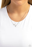 Paparazzi Accessories INITIALLY Yours - T - White Necklace