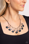 Paparazzi Accessories Abstract Adornment - Blue Necklace