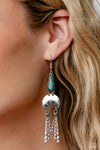 Paparazzi Accessories Highland Haute - Blue Earrings