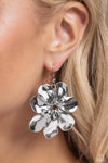 Paparazzi Accessories Hinging Hallmark - Silver Earrings