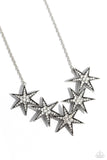 Paparazzi Accessories Rockstar Ready - White Necklace