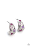 Paparazzi Accessories SCOUTING Stars - Pink Hoop Earrings