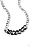 Paparazzi Accessories CURB Craze - Black Necklace