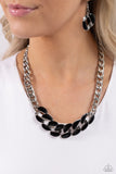 Paparazzi Accessories CURB Craze - Black Necklace