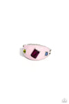 Paparazzi Accessories Blinding Behavior - Pink Ring