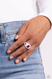 Paparazzi Accessories Blinding Behavior - Pink Ring