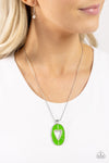 Paparazzi Accessories Airy Affection - Green Necklace