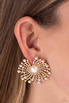 Paparazzi Accessories Fancy Fireworks - Gold Earrings