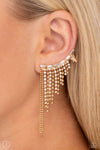 Paparazzi Accessories Tapered Tease - Gold Earrings