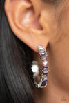 Paparazzi Accessories Effortless Emeralds - Purple Earrings