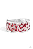 Paparazzi Accessories Penchant for Patterns - Red Bracelet