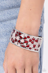 Paparazzi Accessories Penchant for Patterns - Red Bracelet