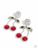 Paparazzi Accessories Cherry Picking - Red Earrings