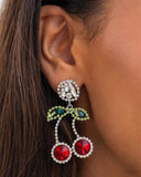 Paparazzi Accessories Cherry Picking - Red Earrings