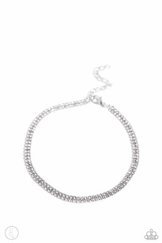 Paparazzi Accessories Adorable Anklet - White Anklet