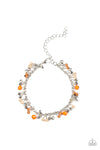 Paparazzi Accessories Aquatic Adventure Orange Multi Bracelet