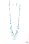 Paparazzi Accessories Glow and Steady Wins the Race Blue Necklace