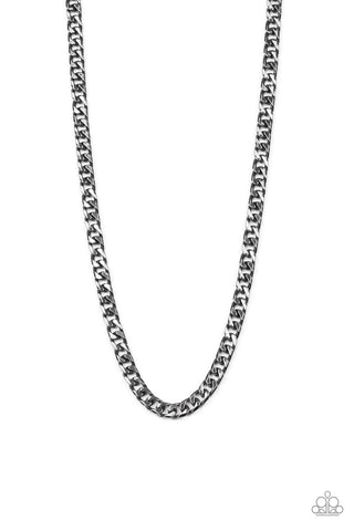 Paparazzi Accessories The Game CHAIN-ger - Black Necklace