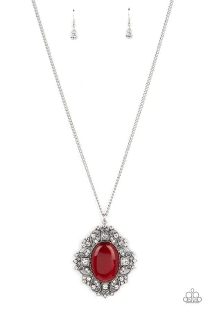 Paparazzi Accessories Dream Board Dazzle Red Necklace