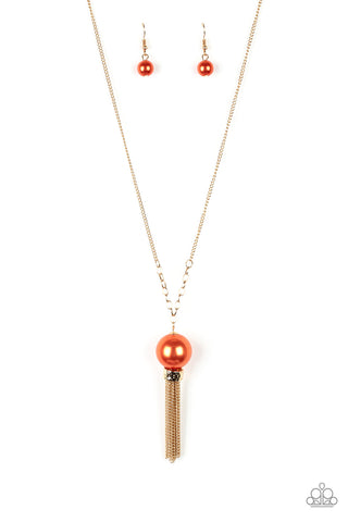 Paparazzi Accessories Belle of the BALLROOM - Orange Necklace