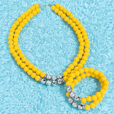 Paparazzi Accessories Summer Splash - Yellow Necklace