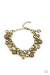 Paparazzi Accessories Grit and Glamour - Green Bracelet