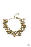 Paparazzi Accessories Grit and Glamour - Green Bracelet