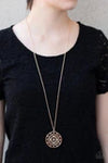 Paparazzi Accessories Mandala Melody Rose Gold Necklace