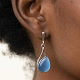 Paparazzi Accessories Pampered Glow Up Blue Earring