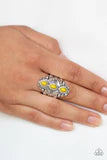 Paparazzi Accessories Mayan Motif Yellow Ring