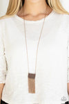 Paparazzi Accessories Totally Tassel Copper Necklace