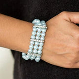 Paparazzi Accessories Put on Your Glam Face Blue Bracelet